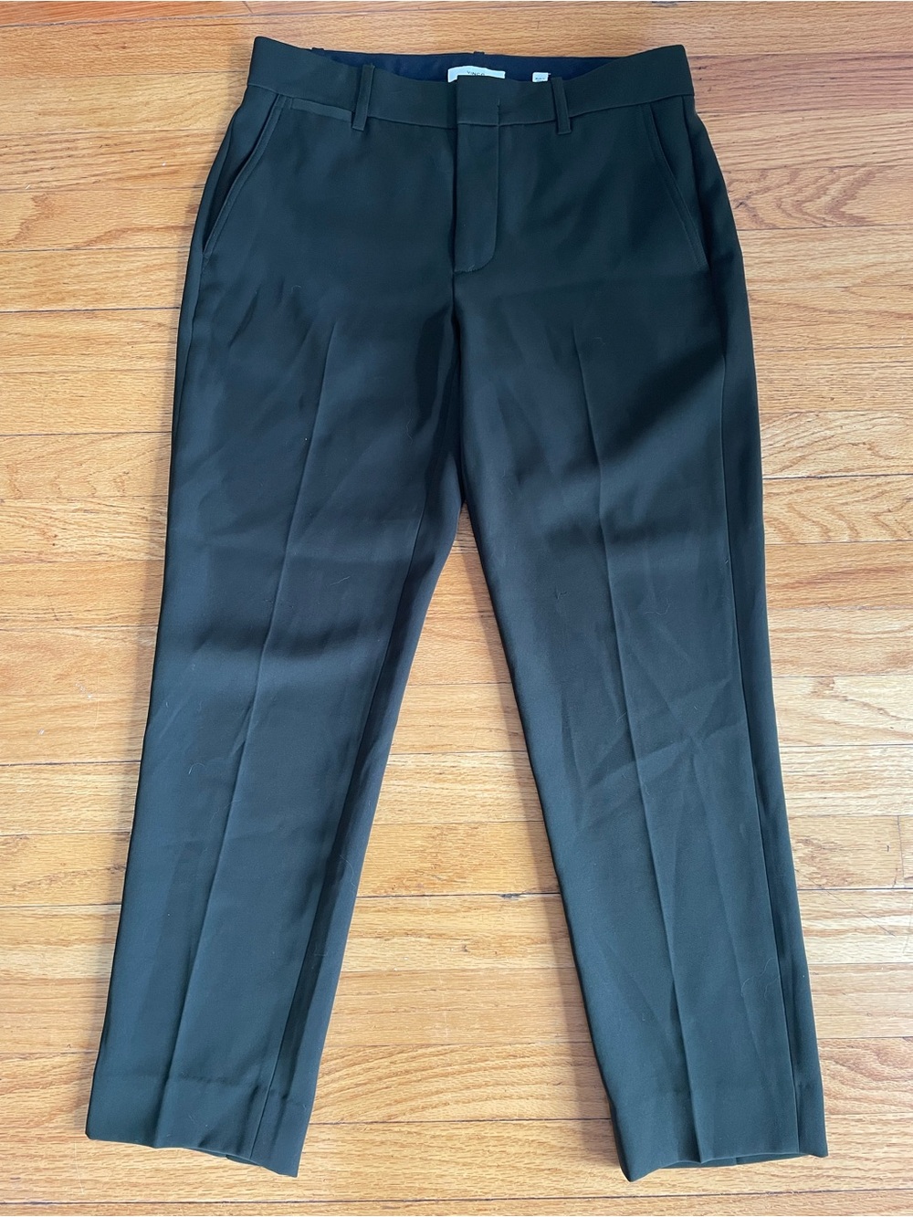 Vince dark green trousers